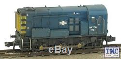 08768 Graham Farish N Class 08 BR Blue Wasp Stripes Renumbered & TMC Weathered