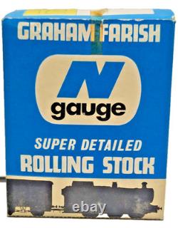 10 x Vintage Factory Box Grahman Farish N Gauge 5 Plank Wagon Red Oxide Diecast