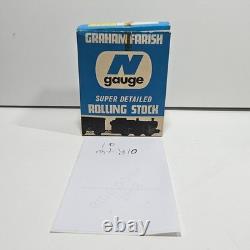 10 x Vintage Factory Box Grahman Farish N Gauge 5 Plank Wagon Red Oxide Diecast