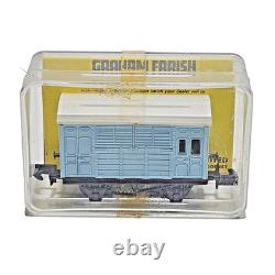 12x Vintage Factory Box Grahman Farish N Gauge Horse BOX L/T Blue 8/- Model Rail