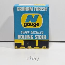12x Vintage Factory Box Grahman Farish N Gauge Horse BOX L/T Blue 8/- Model Rail