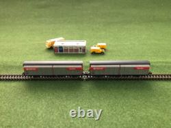 2 X Graham Farish N Gauge BR VGA Van BR Railfreight Red & Grey (Speedlink)