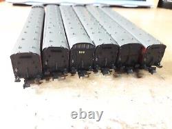 2x 374-912 Farish SECR Birdcage Coach 3-Sets in BR Crimson N Gauge