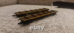 2x Graham Farish 377-603 BDA Bogie Bolster Dutch + Loads & Parts N Gauge