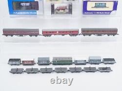 30 x N Gauge Coaches & Wagons Graham Farish, Peco etc