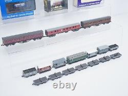 30 x N Gauge Coaches & Wagons Graham Farish, Peco etc