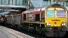 34059 Sir Archibald Sinclair First Time On Mainline Since 1966 66502 Wagons Steam At Croydon