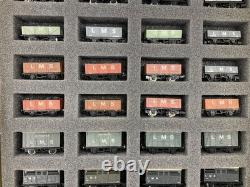 35 X Graham Farish'n' Gauge 5/6/7 Plank Wagons & Box Vans Lms Livery