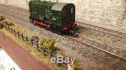 371-021A DCC Fitted Farish Class 08 Shunter D3785 BR Green Cab Light & Driver