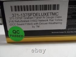 371-137sf Farish N Gauge Class 31/6 31602 Network Rail Sound Fitted Weathered