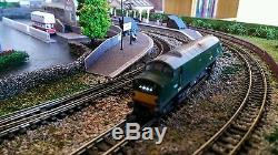 371-454 N Gauge Farish Class 37 D6827 Br Green DCC Sound Factory Weathered