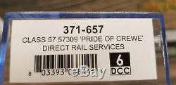 371-657 Graham Farish Class 57 309 Drs'pride Of Crewe' Direct Rail Services