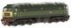 371-825D Graham Farish N Gauge Class 47/0 D1565 BR Green Weathered