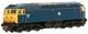 371-829B Graham Farish N Gauge Class 47/4 47556 BR Blue Weathered by TMC
