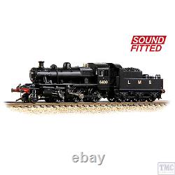 372-627BSF Graham Farish N Gauge LMS Ivatt 2MT 6409 LMS Black Sound Fitted
