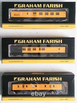 3 RARE Graham Farish NETWORK RAIL N GAUGE 374-040 374-086 374-190 COACHES