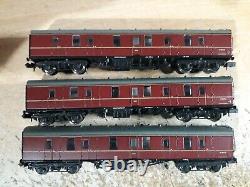 3x 374-036B Farish Mk. 1 BG Full Brakes Maroon N Gauge