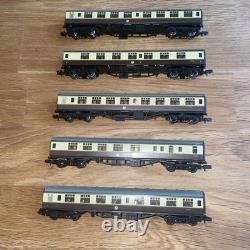 5 Graham Farish N Gauge Mk1 BR Choc/Cream 3 Corridor2nd, 1st Corridor, 1st Brake