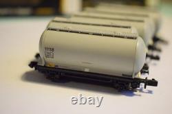 5 x Farish 373-003 N Gauge Bulk Powder PCA Wagons, Blue Circle Cement, BNIB's