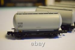 5 x Farish 373-003 N Gauge Bulk Powder PCA Wagons, Blue Circle Cement, BNIB's
