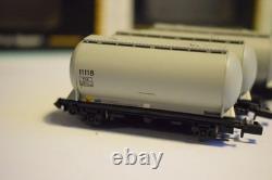 5 x Farish 373-003 N Gauge Bulk Powder PCA Wagons, Blue Circle Cement, BNIB's