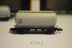5 x Farish 373-003 N Gauge Bulk Powder PCA Wagons, Blue Circle Cement, BNIB's