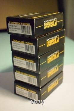 5 x Farish 373-003 N Gauge Bulk Powder PCA Wagons, Blue Circle Cement, BNIB's