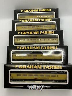 5x Graham Farish Mk3 coaches Network Rail New Measurement Train NMT n gauge