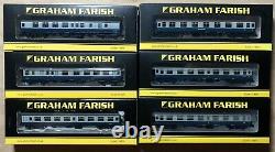 6x Graham Farish Mk1 BR Blue & Grey. Mixed Rake