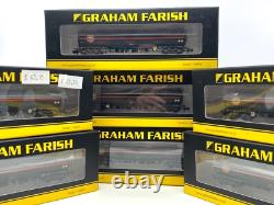 7x Graham Farish N Gauge 373-562 TEA Bogie Tank Wagon Gulf Livery (Weathered)