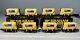 8 x GRAHAM FARISH 3511 N GAUGE PRESFLO COVERED HOPPER WAGONS ARC YELLOW BOXED