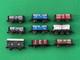 9 assorted Graham Farish Peco N gauge plank, mineral, coal, brake, tank wagons