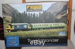 Bachmann/graham Farish 370-048'the Highlander' DCC Onboard N Gauge Train Set