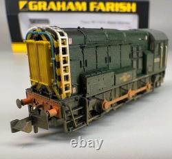 Boxed Bachmann Farish 371-022 Class 08 Shunter D3729 BR Green Weathered N Gauge