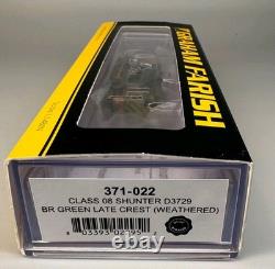 Boxed Bachmann Farish 371-022 Class 08 Shunter D3729 BR Green Weathered N Gauge