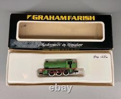 Boxed Graham Farish J94 Austerity Robert No. 7 NCB Green Steam Tank Loco N Gauge