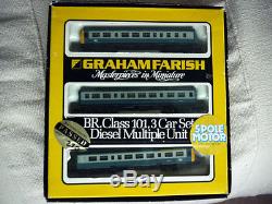 DCC Fitted Graham Farish Class 101 Diesel Multiple Unit 3 Car Set