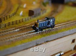 DCC fitted Graham Farish Class 03 Diesel Shunter (with Lighting) and 4 Wagons