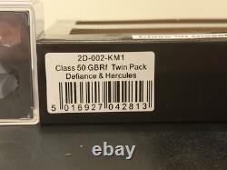Dapol N Gauge Class 50 GBRf, Twin Pack Defiance And Hercules
