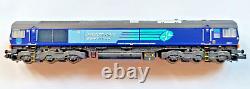 Dapol N Gauge Class 66 Diesel Loco In Drs Blue No 66417 Low Emission Loco Bxd