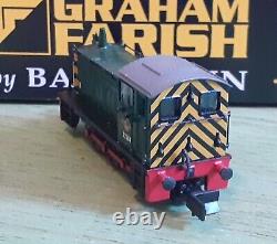 Farish 371-050a N Gauge Class 04 Diesel Shunter D2264 Br Green/wasp Stripes