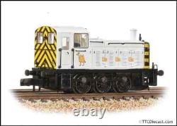 Farish 371-065 Class 03 Ex-D2054 British Industrial Sand White, N Gauge