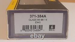 Farish 371-384a N Gauge Class 66 Diesel Loco 66111 E. W. S. DCC Fitted