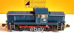 Farish 372-952 N Gauge Class 14 Diesel Loco 14 029 B. R. Blue Wasp Stripes