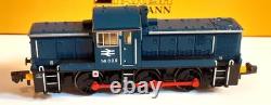 Farish 372-952 N Gauge Class 14 Diesel Loco 14 029 B. R. Blue Wasp Stripes