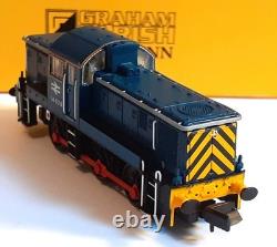 Farish 372-952 N Gauge Class 14 Diesel Loco 14 029 B. R. Blue Wasp Stripes
