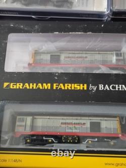 Farish N Gauge Class 20's Barclay Hunslet Weed Train