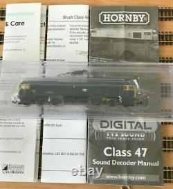 Farish N Gauge Class 47 47087'Cyclops' in BR Blue TTS Sound Fitted New