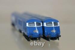 GRAHAM FARISH 370-425 N GAGE BR BLUE MIDLAND PULLMAN DMU LOCOMOTIVE 6 CAR SET oc