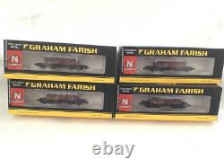 GRAHAM FARISH 377-876Z N GAUGE 4x N GAUGE SOCIETY BAUXITE QUEEN MARY BRAKE VAN